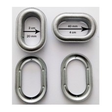 40x20  Oval Eyelets Made of Galvanized
