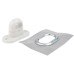Turnable Staple Lock Button Plastic for 42x22 oval eyelet