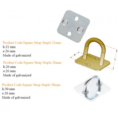 Square Strap Staple 